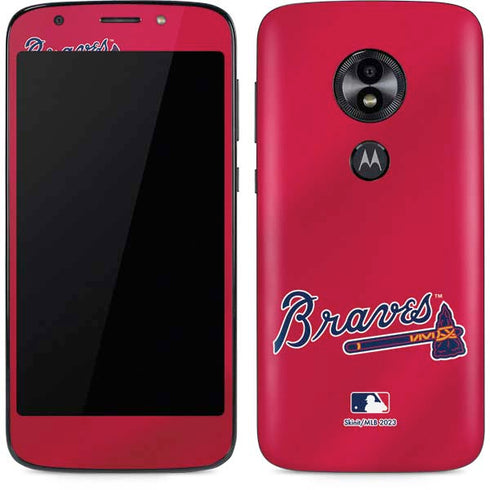 MLB Atlanta Braves Alternate/Away Jersey Moto E5 Play Skin